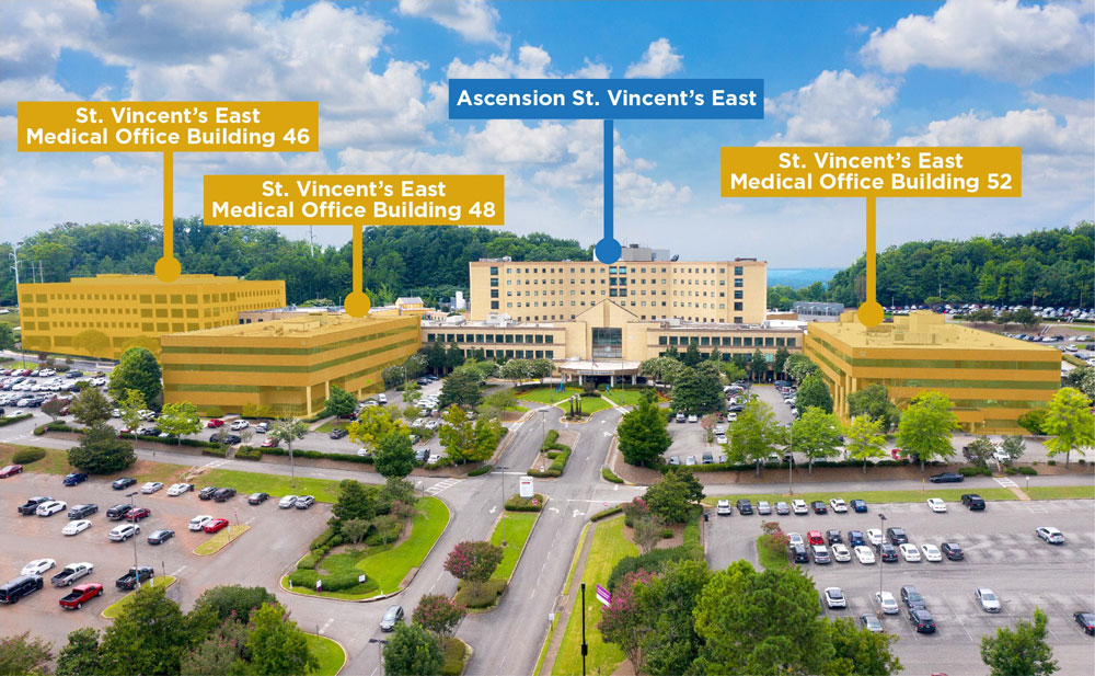 St Vincent S East Medical Offices In Augusta GA Lillibridge   St Vincent MOB Campus Aerial 1000x617 